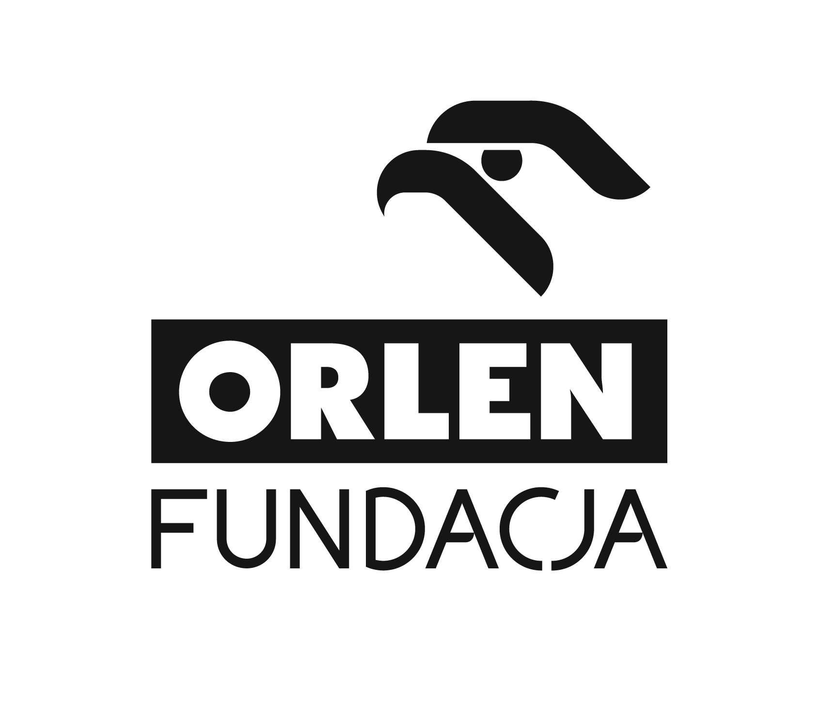 Fundacja Orlen logo bw-black