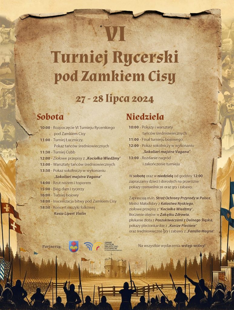 VI Turniej Rycerski pod zamkiem Cisy