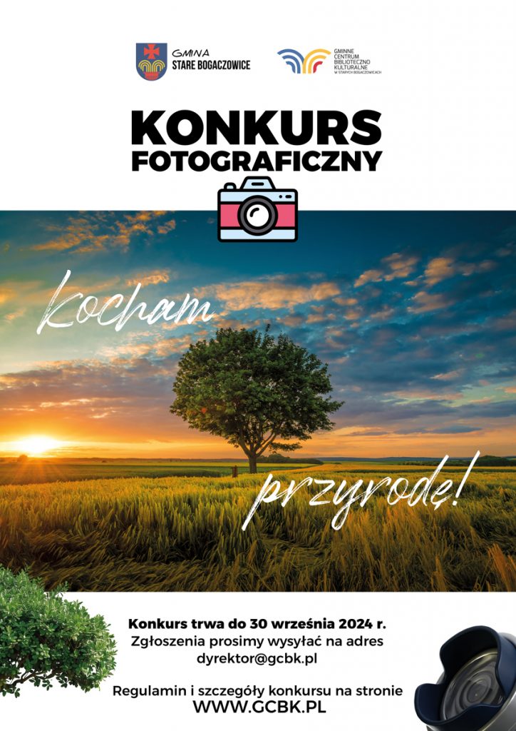 konkurs fotograficzny pt "Kocham przyrodę"