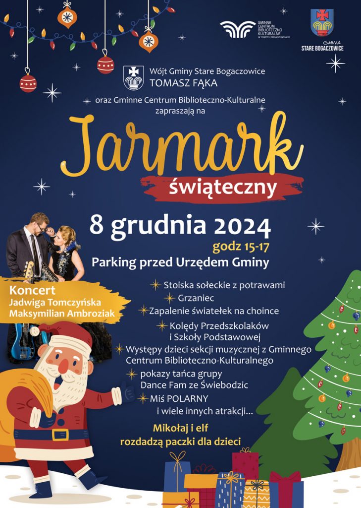 Jarmark Świąteczny w Starych Bogaczowicach 8 grudnia 2024