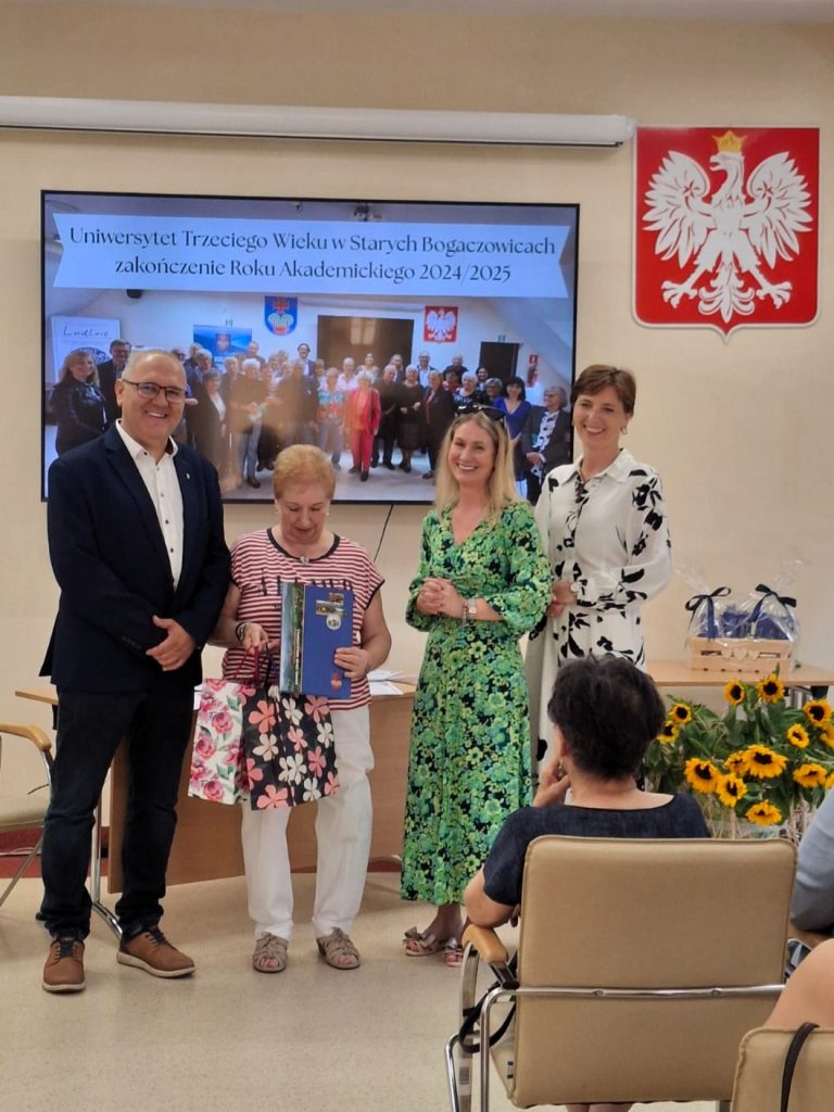 Podziękowania Panu Wójtowi i Pani kierownik GOPS